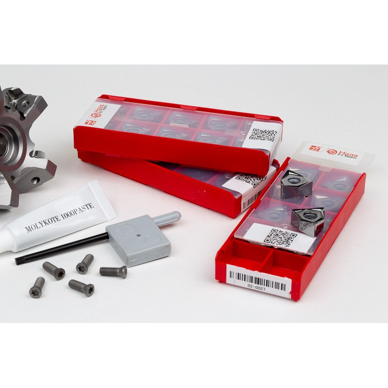 HS6NP, 63mm Diameter Complete Shell Mill Kit, BT40 Holder, 40mm Gage Length, Grade HN25, TSC