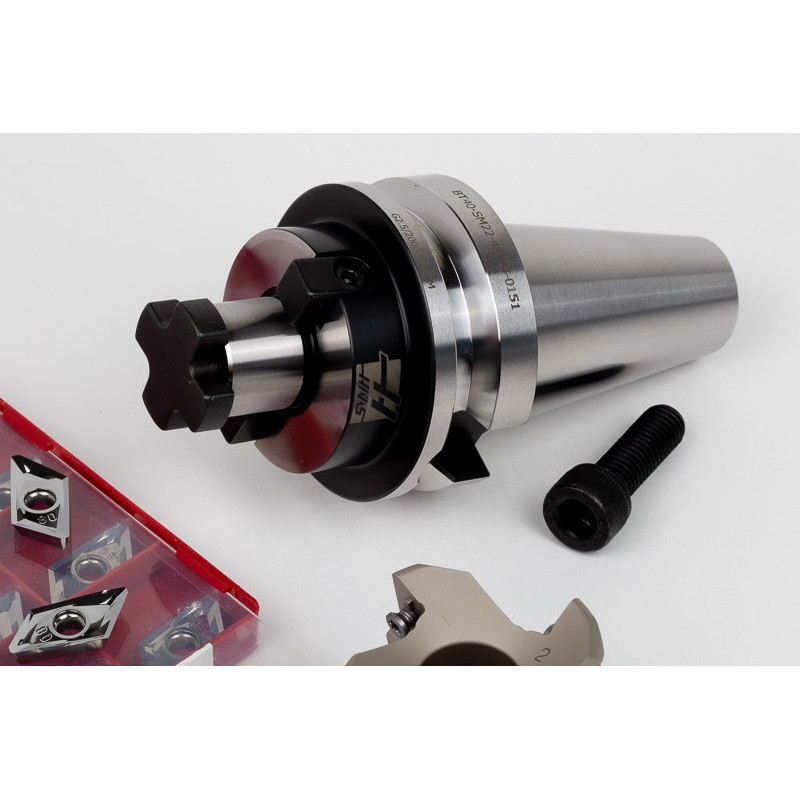 HPAL, 50mm Diameter Complete Shell Mill Kit, BT40 Holder, 40mm Gage Length, Grade HN25A, TSC