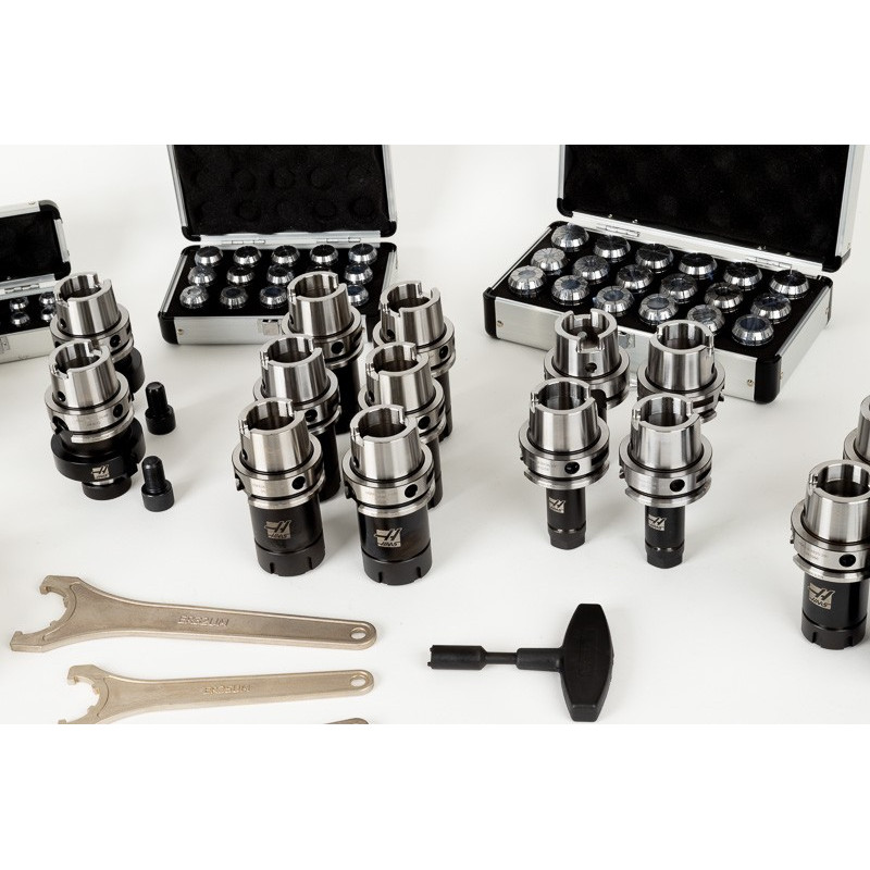 20-елементний комплект метричних тримачів HSK63A, TSC