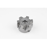 HAPN, насадний фрезер Ø 63 мм, напрямний отвір 22 мм x кут нахилу 90°, 6 зубців, позитивна/негативна геометрія