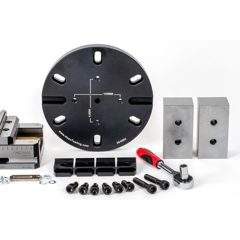 5" (130mm) Self-Centering Vise and Adapter Kit for 310 Rotaries