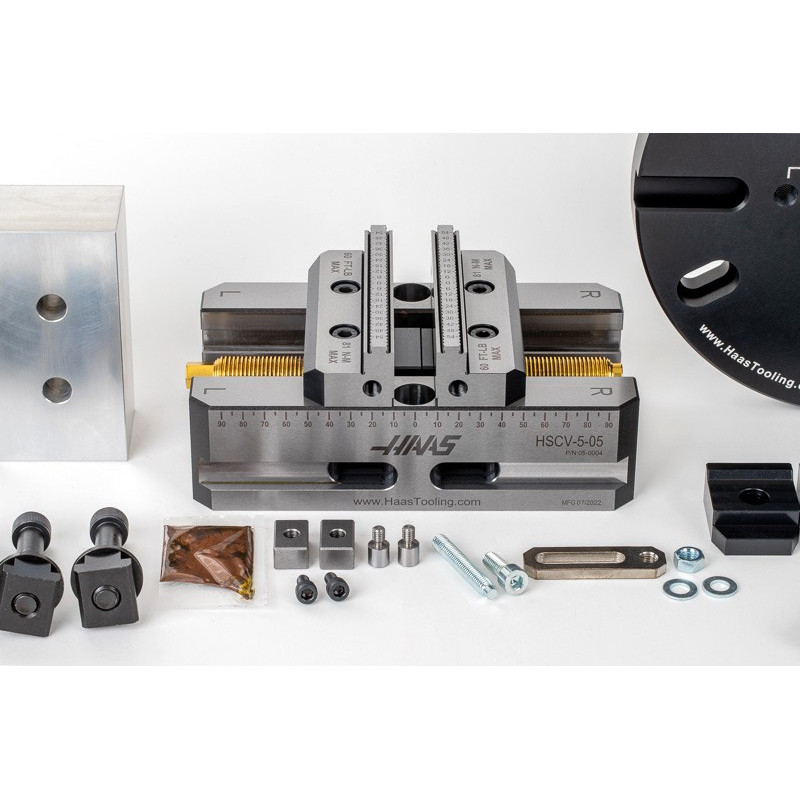 5" (130mm) Self-Centering Vise and Adapter Kit for 310 Rotaries