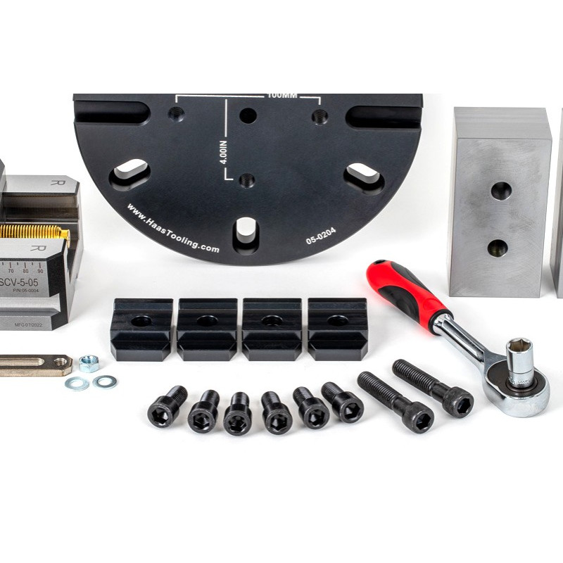 5" (130mm) Self-Centering Vise and Adapter Kit for 310 Rotaries