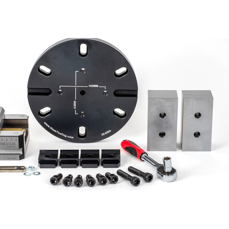 5" (130mm) Self-Centering Vise and Adapter Kit for 310 Rotaries