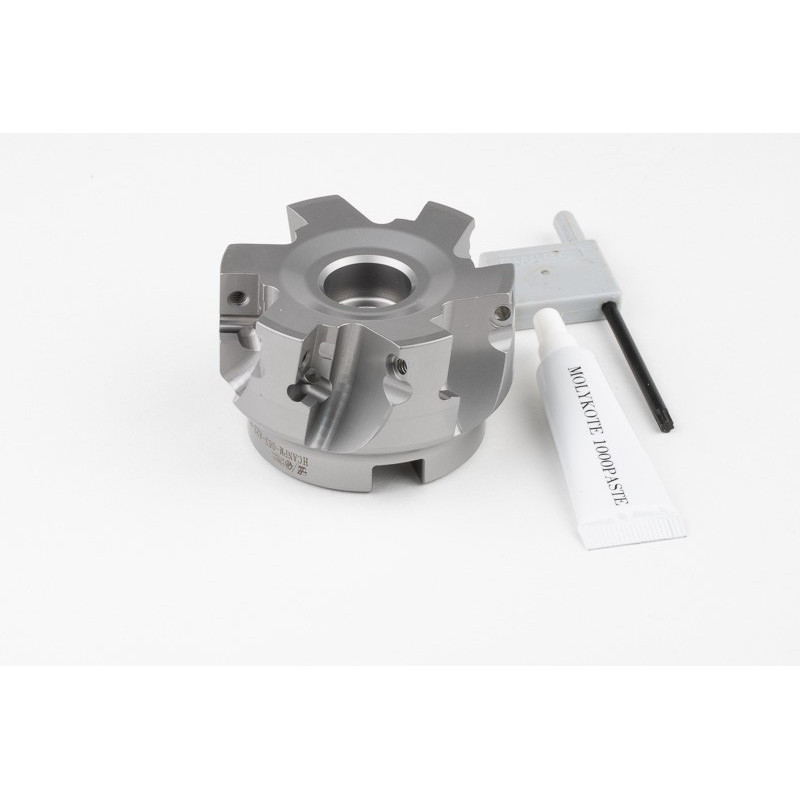 HAPN, насадний фрезер Ø 63 мм, напрямний отвір 22 мм x кут нахилу 90°, 6 зубців, позитивна/негативна геометрія