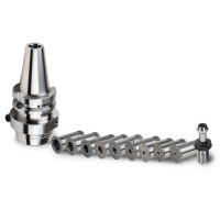 BT40 Hydraulic Milling Chuck and Collet Kit, TSC