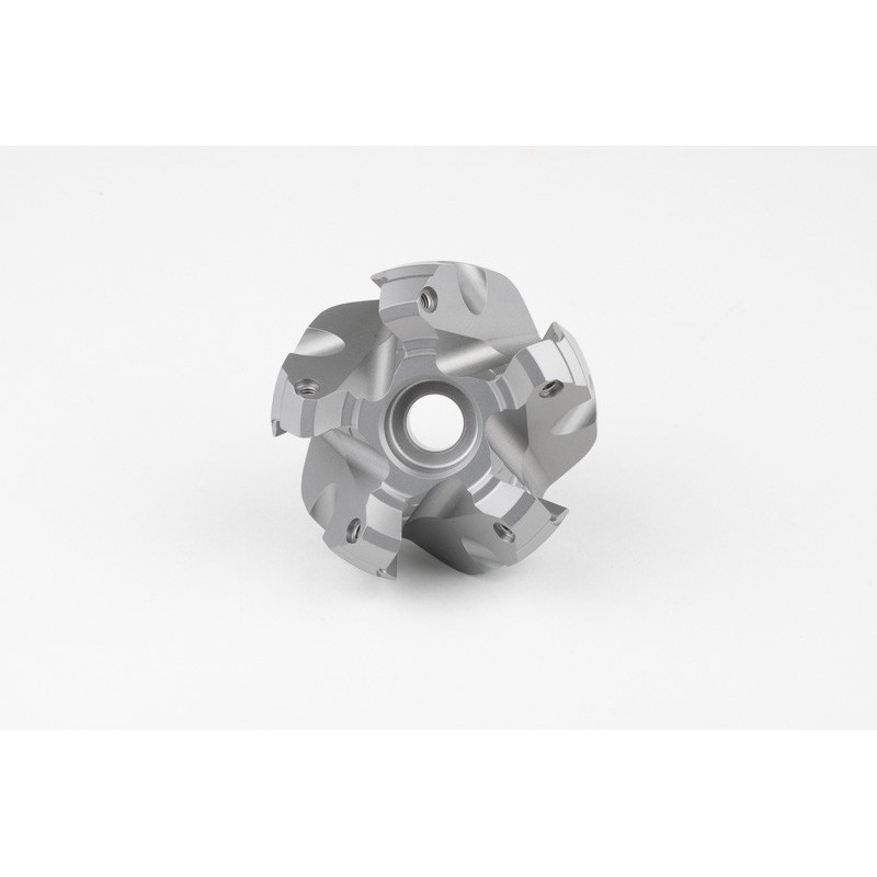 HSPP, 50mm Ø Shell Mill, 22mm Pilot Bore x 45° Lead Angle, 5 Flute, Positive/Positive Geometry