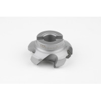 HSPP, 63mm Ø Shell Mill, 22mm Pilot Bore x 45° Lead Angle, 5 Flute, Positive/Positive Geometry