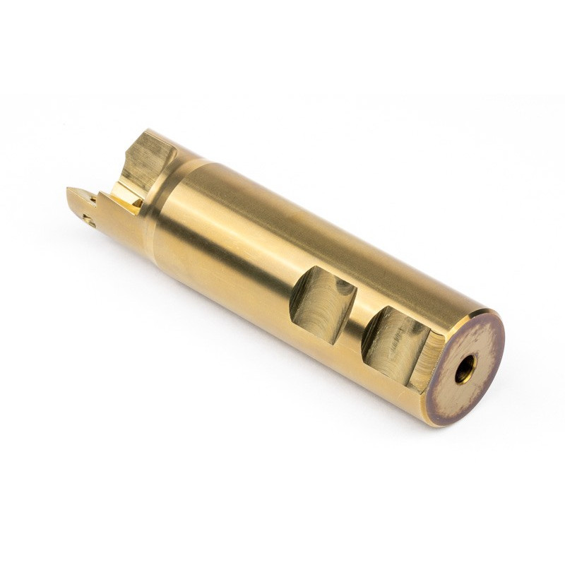 HVPP, 32mm Ø Indexable End Mill, 32mm Shank x 90° Lead Angle x 125mm Overall Length, 2 Flute, TSC