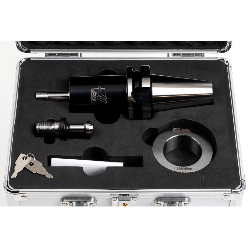 3-Piece, BT40 Probe Calibration Kit, Magnetic Ring Gauge