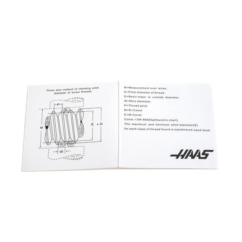 48-штукових дротів для вимірювання різьби, 3,0 - 48,0 т/д