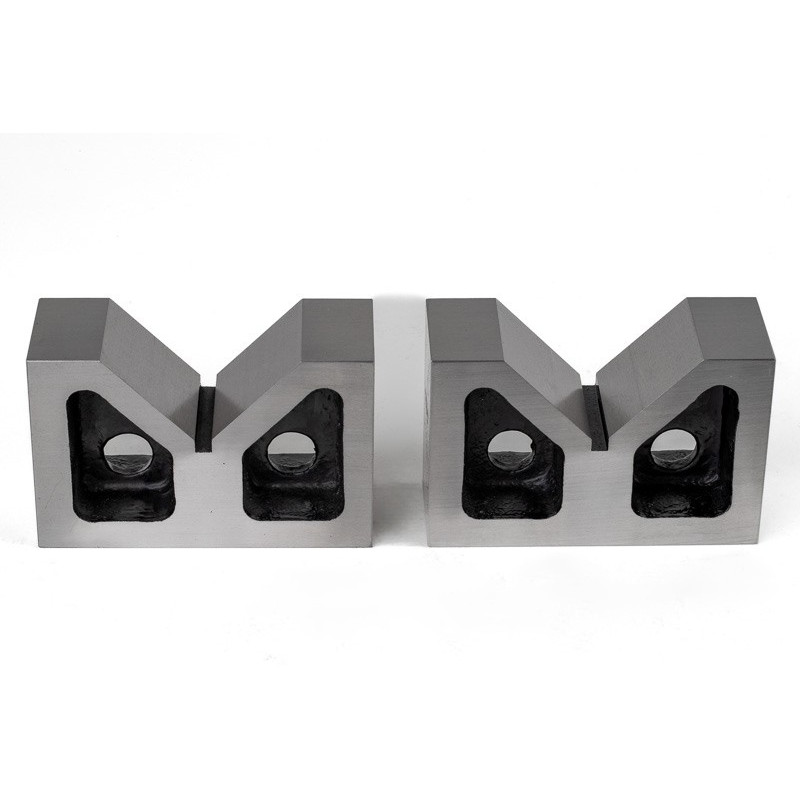 Cast Iron V-Block Pair, 101x65x39mm, 78mm Ø Workpiece Capacity