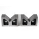 Cast Iron V-Block Pair, 101x65x39mm, 78mm Ø Workpiece Capacity