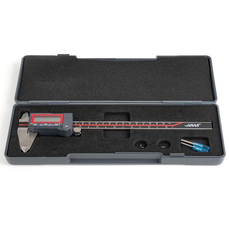 8" (200mm) Digital Caliper, 0.0005" (0.01mm) Resolution, Shockproof