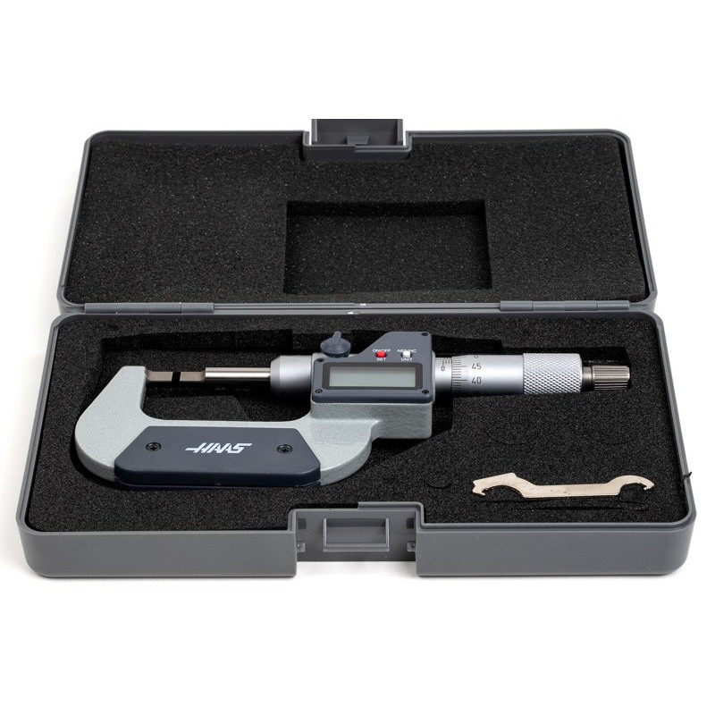 0-25mm (0-1") Digital Blade Micrometer, 0.001mm(0.00005") Resolution, 0.01mm Graduation