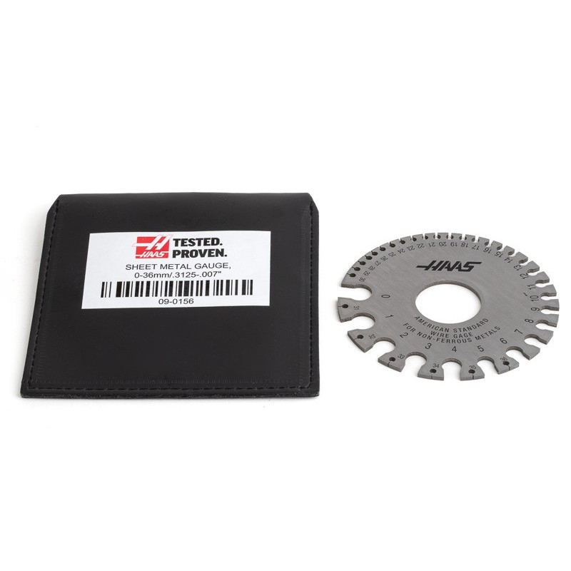 Sheet Metal Thickness Gauge, 0 - 36.0 ga. / 0.3125 - 0.007"