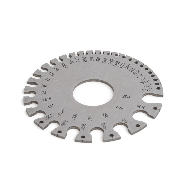Sheet Metal Thickness Gauge, 0 - 36.0 ga. / 0.3125 - 0.007"