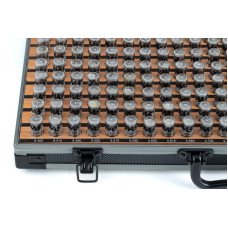 273-Piece, Metric Pin Gauge Set, Grade 1, 0.99 - 10.01mm, ± 0.001mm