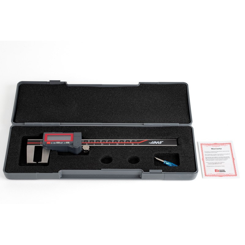 6" (150mm) Digital Outside Groove Caliper, 0.0005" (0.01mm) Resolution