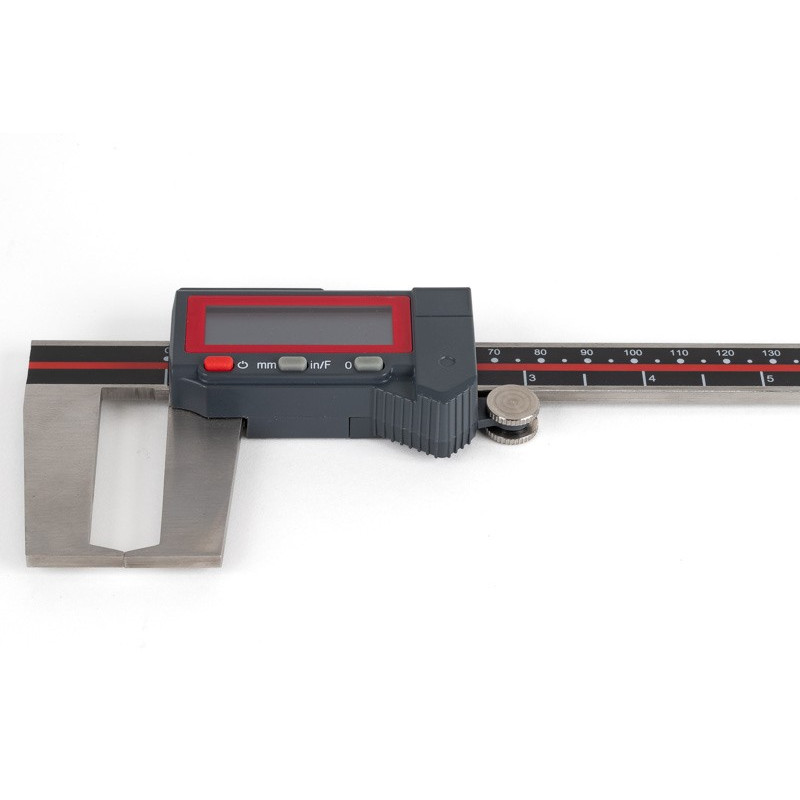 8" (200mm) Digital Outside Groove Caliper, 0.0005" (0.01mm) Resolution