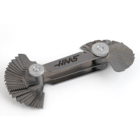 52-Piece, Thread Pitch Gauge, Metric & Unified