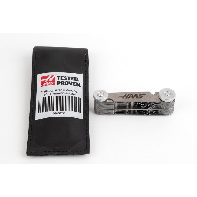 52-елементний калібр кроку різьби, метричний та уніфікований