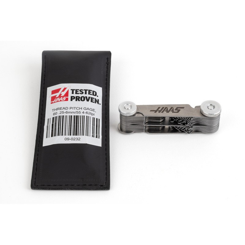 52-елементний калібр кроку різьби, метричний та Вітворт