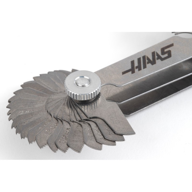 52-елементний калібр кроку різьби, метричний та Вітворт