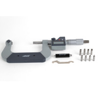 Цифровий різьбомір 50-75 мм (2-3 дюйми), необертовий шпиндель, роздільна здатність 0,001 мм (0,00005 дюйма), ціна поділки 0,01 мм