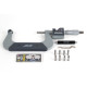 75-100mm (3-4") Digital Screw Thread Micrometer, Non-Rotating Spindle, 0.001mm (0.00005") Resolution, 0.01mm Graduation