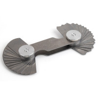 30-елементний радіусний калібр, 15,5 мм - 25,0 мм