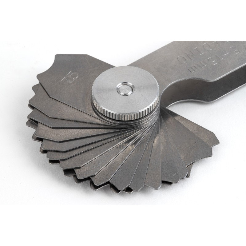 32-елементний радіусний калібр, 7,5 мм - 15,0 мм