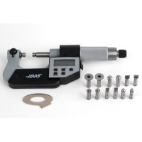 Універсальний цифровий мікрометр 0-1 дюйм (0-25 мм), набір із 7 опорних точок, роздільна здатність 0,00005 дюйма (0,001 мм)