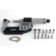 0-1" (0-25mm) Universal Digital Micrometer, 7-Piece Anvil Set, 0.00005" (0.001mm) Resolution