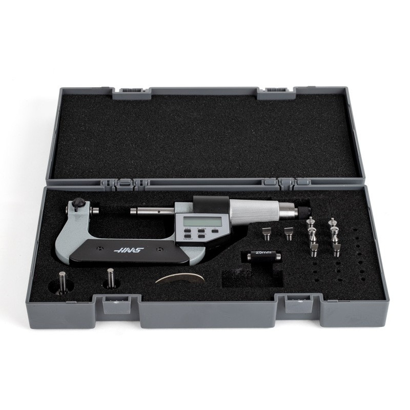 1-2" (25-50mm) Universal Digital Micrometer , 7-Piece Anvil Set, 0.00005" (0.001mm) Resolution