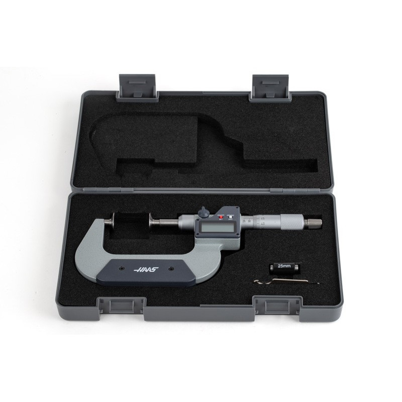 25-50mm (1-2") Digital Disc Micrometer, 0.001mm (0.00005") Resolution, 0.01mm Graduation