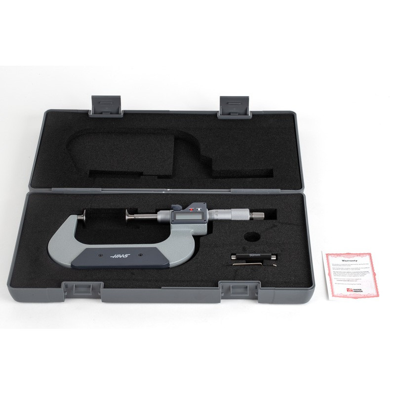 50-75mm (2-3") Digital Disc Micrometer, 0.001mm (0.00005") Resolution, 0.01mm Graduation