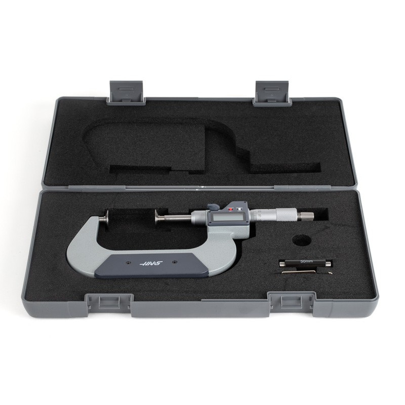 50-75mm (2-3") Digital Disc Micrometer, 0.001mm (0.00005") Resolution, 0.01mm Graduation