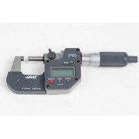 0-25mm (0-1") Digital Outside Micrometer, 0.001mm (0.00005") Resolution, 0.01mm Graduation