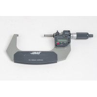 Цифровий зовнішній мікрометр 75-100 мм (3-4 дюйми), роздільна здатність 0,001 мм (0,00005 дюйма), ціна поділки 0,01 мм