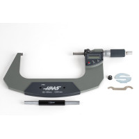 Цифровий зовнішній мікрометр 125-150 мм (5-6 дюймів), роздільна здатність 0,001 мм (0,00005 дюйма), ціна поділки 0,01 мм