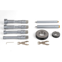 20-50 мм, набір 3-точкових мікрометрів для внутрішнього отвору, градуювання 0,005 мм