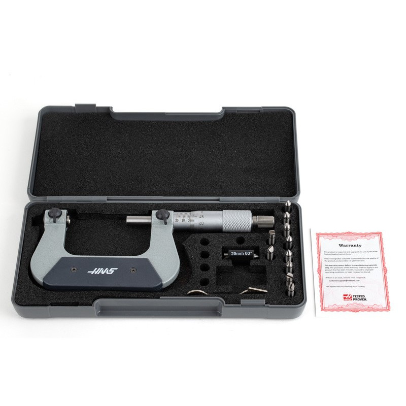 25-50mm Screw Thread Micrometer, 0.01mm Graduation