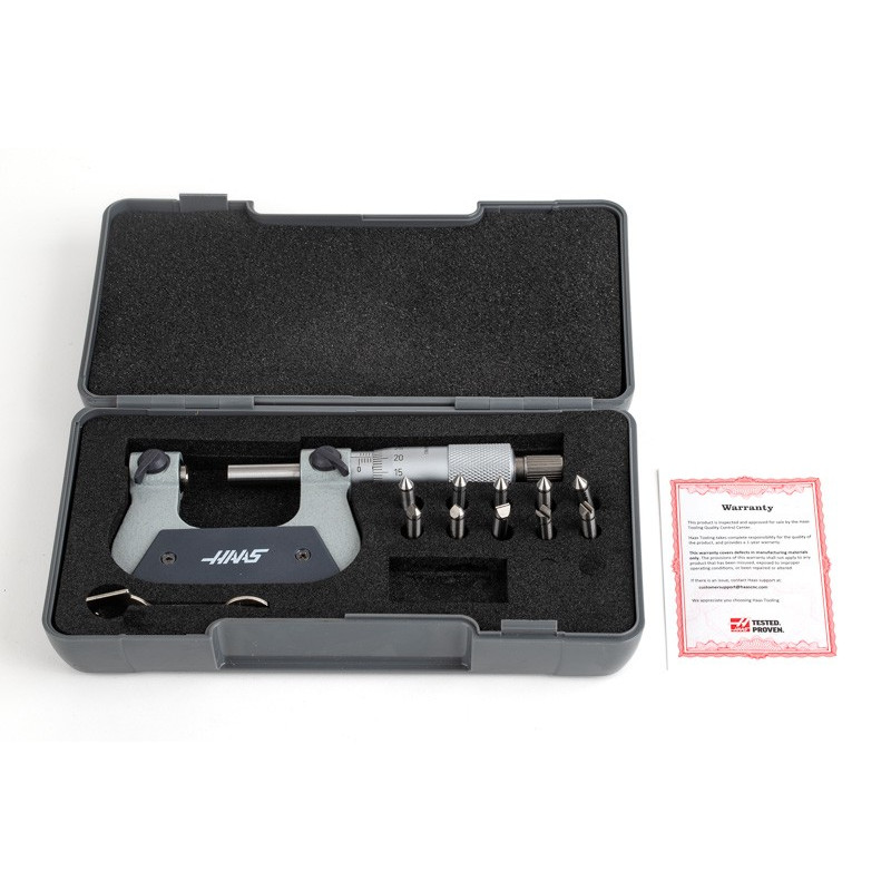 0-25mm Screw Thread Micrometer, 0.01mm Graduation