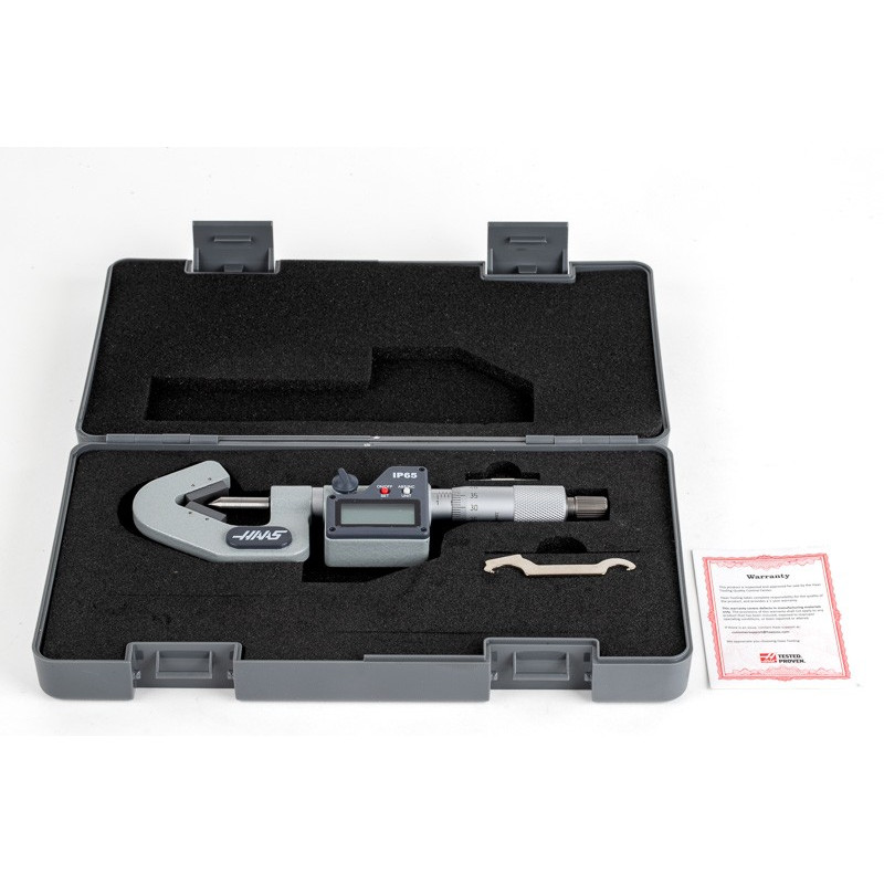 1-15mm (0.039-0.591")  Digital V-Anvil Micrometer, 3 Flute, 0.001mm (0.00005") Resolution, 0.01mm Graduation