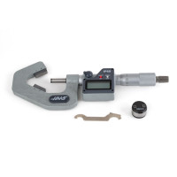 Цифровий мікрометр з V-подібною ковадлом 20-35 мм (0,787-1,378 дюйма), 3-зубчастий, роздільна здатність 0,001 мм (0,00005 дюйма), ціна поділки 0,01 мм