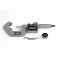 25-45mm (0.984-1.772") Digital V-Anvil Micrometer, 5 Flute 0.001mm (0.00005") Resolution, 0.01mm Graduation