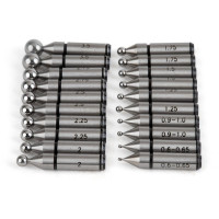 Набір із 10 мікрометричних ковадла для вимірювання зубчастих коліс