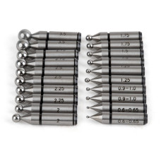 10-Piece, Gear Tooth Micrometer Anvil Set