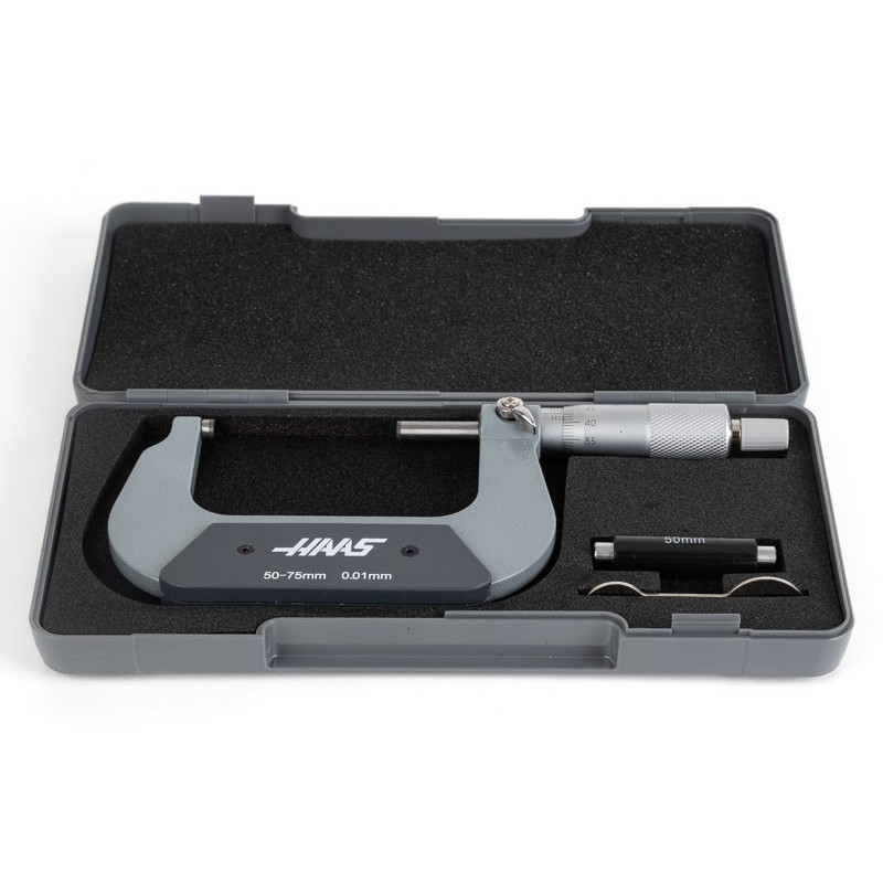 50-75mm Outside Micrometer, 0.01mm Graduation, Thermal Protection